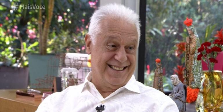 Ana Maria recebe Antonio Fagundes em seu programa e chama mulher dele, Alexandra Martins, de sem graça
