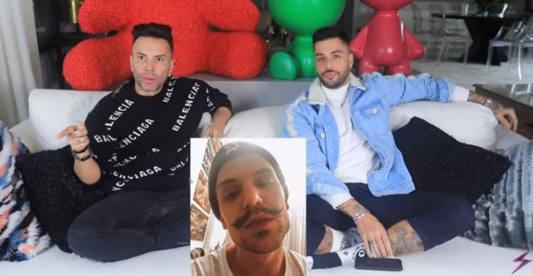 Matheus Mazzafera recebe Gui Araújo e fala sobre Saulo, marido de Gabi Brandt: ”O que trai e chora”