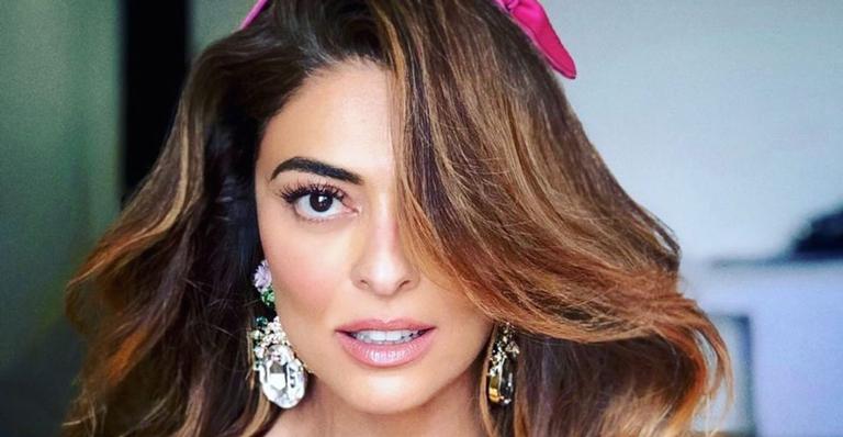 Juliana Paes relembra o look usado nos anos 80 e dá dica de onde comprar roupa barata