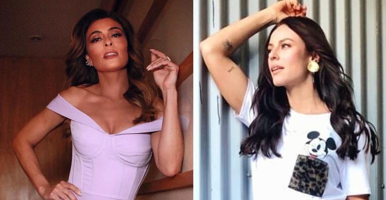 Juliana Paes se pronuncia sobre suposta intriga com Paolla Oliveira: ”Deixe que digam”