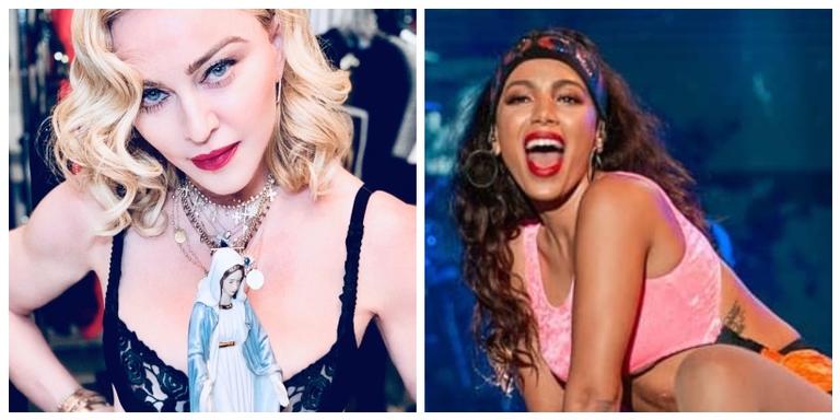 Deixou de fora! Madonna estreia nova turnê sem música com Anitta