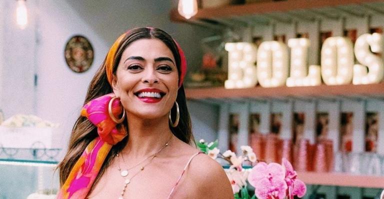 Juliana Paes comemora 21 milhões de seguidores em rede social com clique provocante
