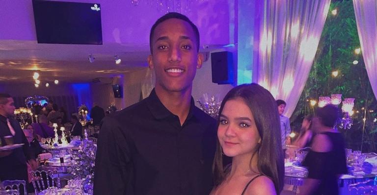 Mel Maia celebra aniversário de 18 anos do namorado jogador de futebol com declaração de amor: ”Amo você”