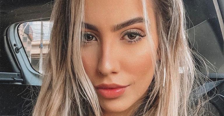 Com look alternativo, Gabi Brandt aposta em mega hair para curtir a primeira noite do ‘Rock in Rio’