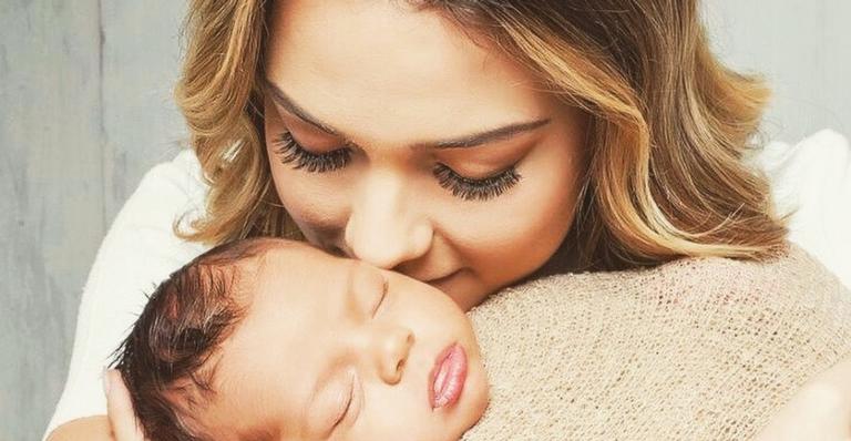 Carol Dantas conta ”complicações” na hora do parto do filho caçula, Valentin