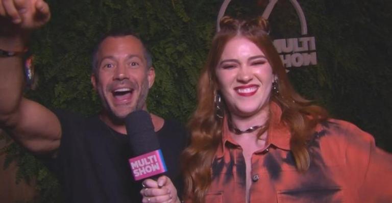 Acompanhado da esposa, Malvino Salvador paga mico no Rock in Rio e web não perdoa