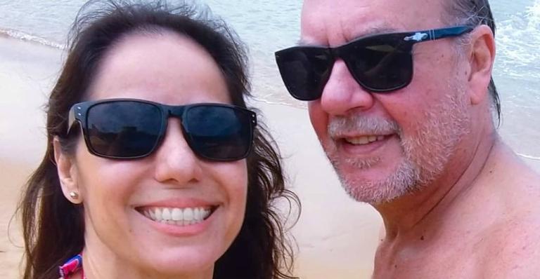 Paulo Cesar Grande e Cláudia Mauro reatam casamento e fazem viagem em família