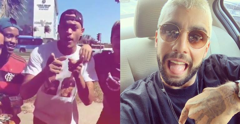 Pedro Scooby reencontra amigos vendedores no farol e comemora: ”Saudade de vocês”
