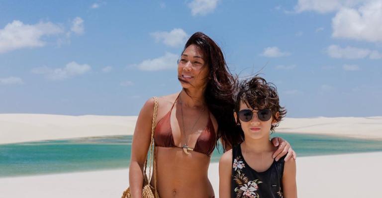 Danni Suzuki se derrete após viagem com o filho: ”Algo muito especial”