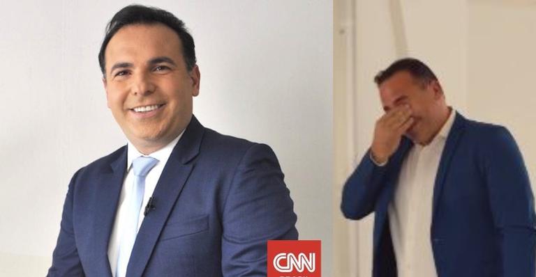 Reinaldo Gottino vai às lágrimas na CNN Brasil depois de deixar Record TV