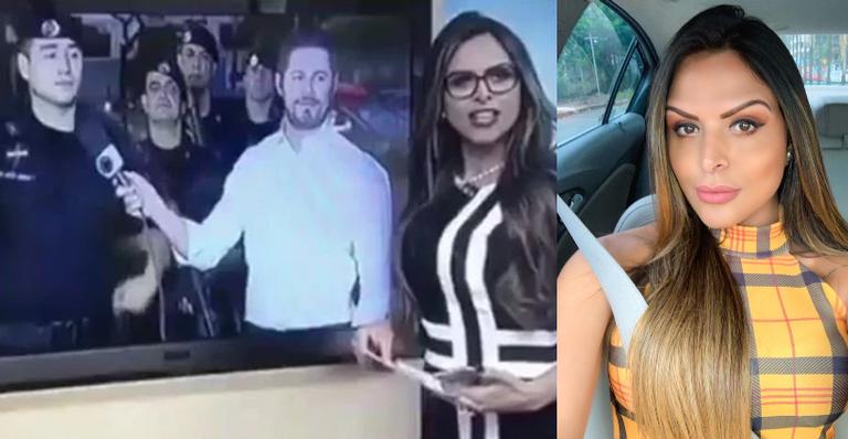 Jornalista que flertou com tenente ao vivo, Silvye Alves, revela que terminou noivado por celular