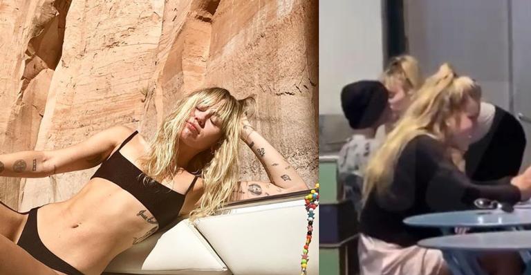 Miley Cyrus é flagrada aos beijos com cantor após terminar com a ex, Kaitlynn Carter