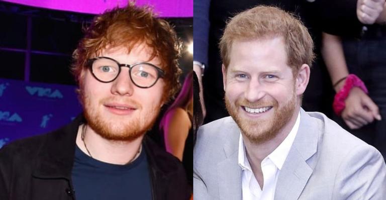 Príncipe Harry e Ed Sheeran fazem mistério sobre projeto para o Dia Mundial da Saúde Mental