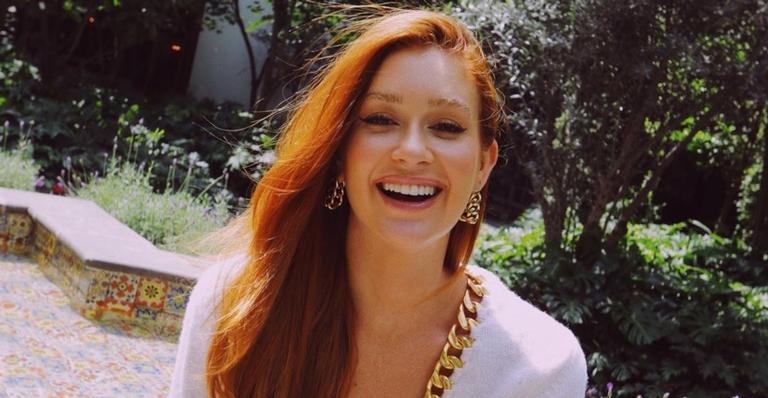 Uau! Marina Ruy Barbosa sobe a temperatura da web ao surgir de biquíni com silhueta fininha: ”Benza Deus”