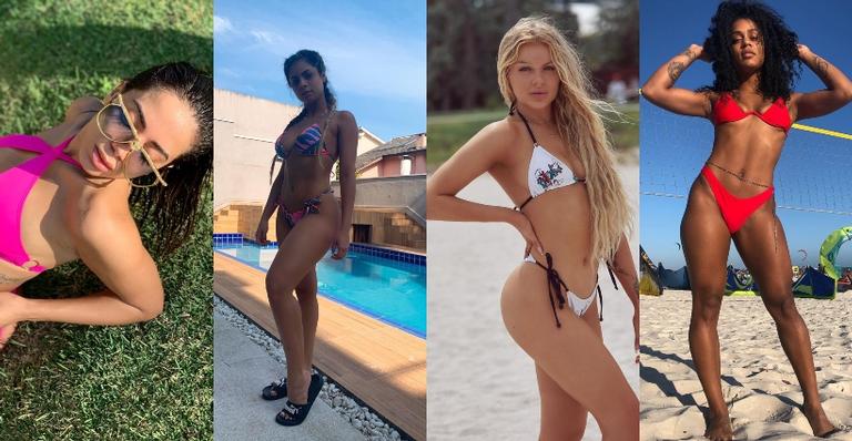 Segura que vem bomba: Anitta, Lexa, Luísa Sonza e MC Rebecca se reúnem para gravação de videoclipe