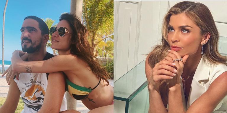 Grazi Massafera faz pedido inusito em foto de Lua de Mel de Thaila Ayala e Renato Góes