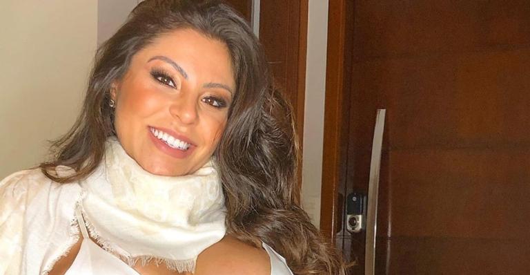 Momento fofura! Andressa Ferreira surpreende seguidores ao mostrar Bento se mexendo
