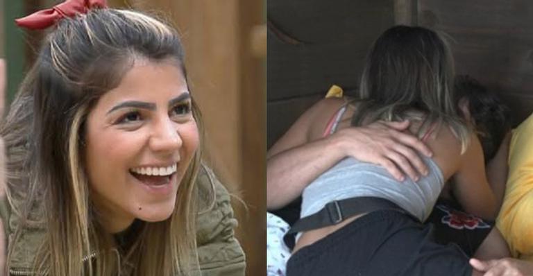 ‘A Fazenda’: Hariany finalmente beija Lucas e dispara: ”Você acabou com a minha vida”