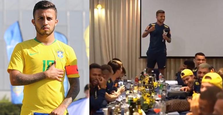 Jogador da seleção vira motivo de piada após confundir guardanapo com tapioca; veja