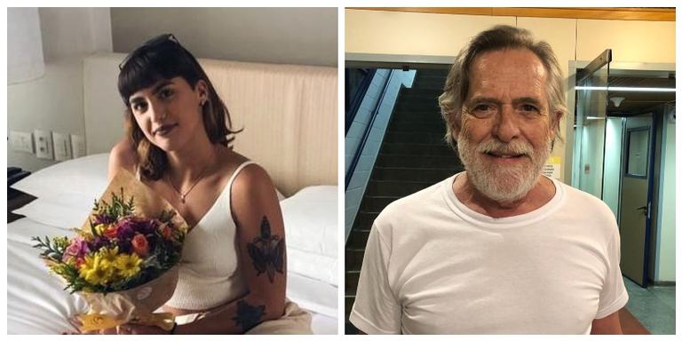 Aos 22 anos de idade, namorada de José de Abreu impressiona de biquíni fio dental em praia do Caribe