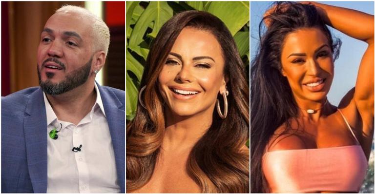 Gracyanne Barbosa admite que seria maravilhoso um encontro entre Belo e Viviane Araújo: ”Ele é muito grato”
