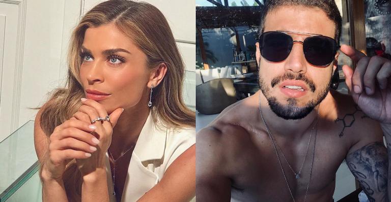 Sem assumir o romance, Caio Castro deixa comentário em publicação de Grazi Massafera