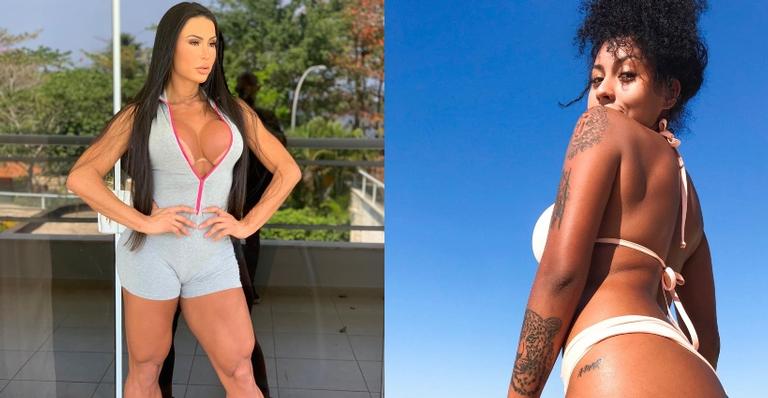 Gracyanne Barbosa eleva temperatura da web ao desejar ‘feliz aniversário’ para a irmã gata
