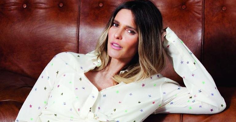Prestes a dar à luz, Fernanda Lima exibe barrigão de grávida: ”Vem logo, guria”