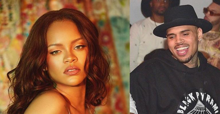 Fãs de Rihanna se revoltam após cantora ouvir música do ex-namorado que a agrediu, Chris Brown