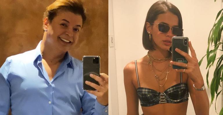 David Brazil posta clique com Bruna Marquezine e rebate comentários sobre briga: ”Ela não quer te ver nem pintado de ouro”