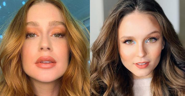 Larissa Manoela posta clique ao lado de Marina Ruy Barbosa e revela admiração: ”Te acho inspiradora”