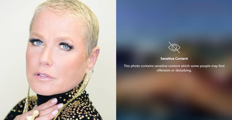 Xuxa tira a blusa e é censurada pelo Instagram; Entenda!