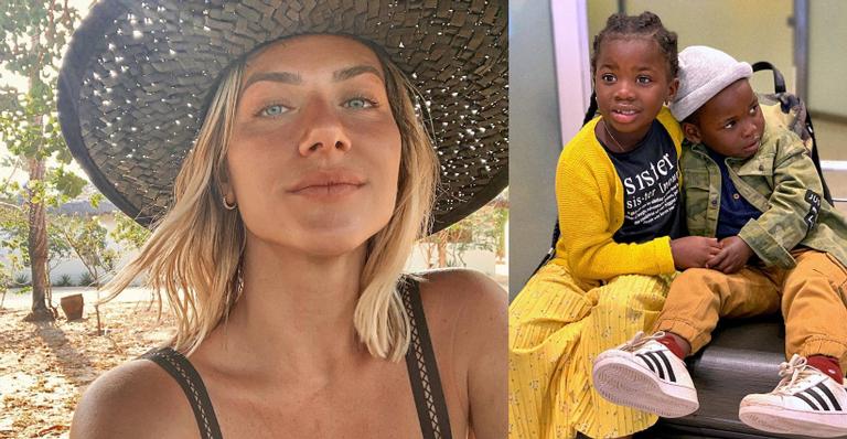 Giovanna Ewbank exibe tatuagem que fez em homenagem aos filhos: ”É a maior tattoo que eu tenho”