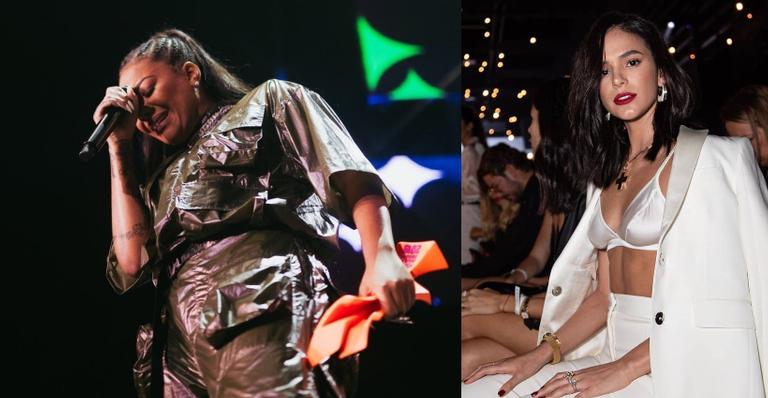 Bruna Marquezine presta homenagem a Ludmilla e rebate crítica sobre Anitta: ”Rivalidade tonta”