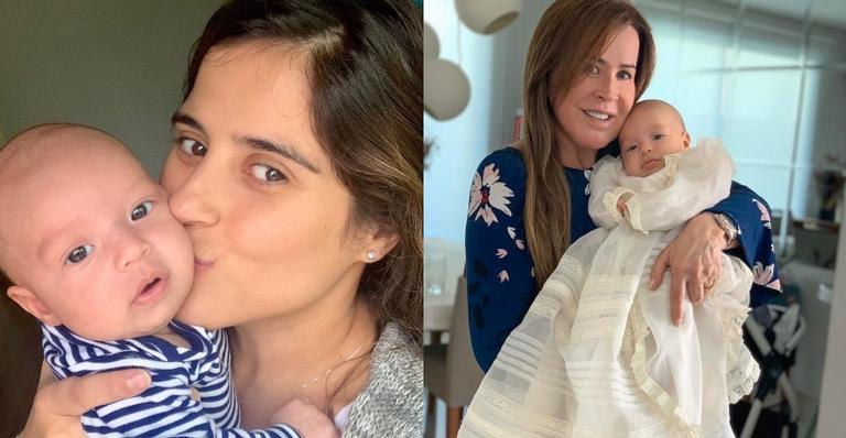 Carinho de vovó não tem igual! Camila Camargo mostra Zilu Camargo no maior chamego com o neto