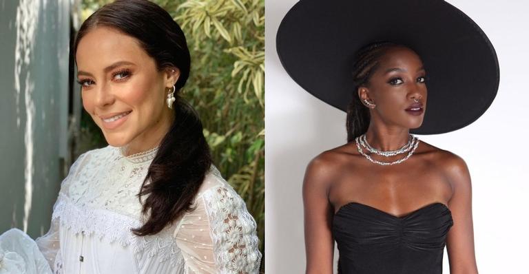 Muito amigas! Paolla Oliveira posa ao lado de Iza e exalta a cantora
