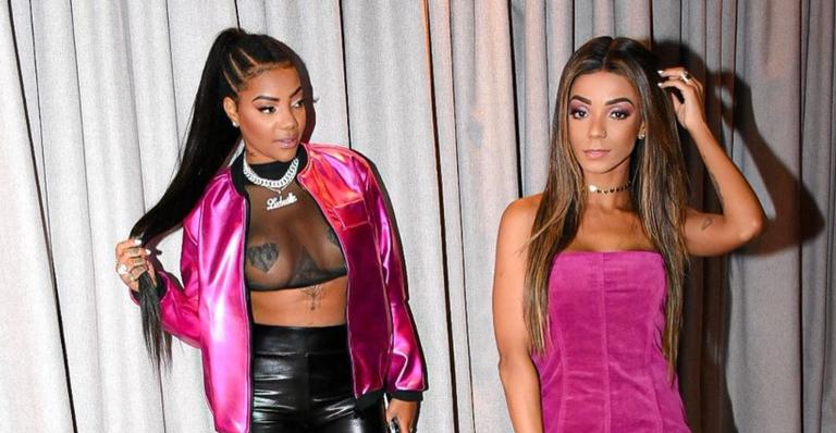 Com batom borrado, Ludmilla aparece ao lado de Brunna Golçalves e amigo lança brincadeira: ”Vocês ficam?”