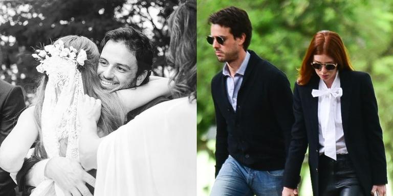 Visivelmente abatidos, Marina Ruy Barbosa e Xandy Negrão se despedem de amigo durante velório