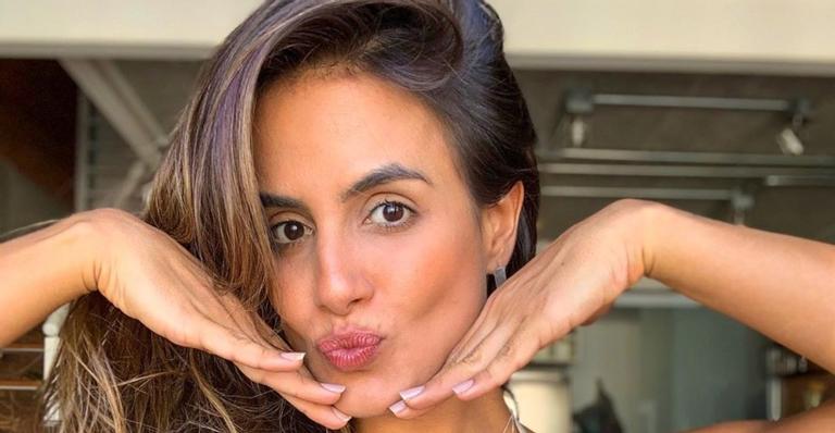 Uau! Carol Peixinho ostenta corpão sarado em clique paradisíaco no Rio de Janeiro