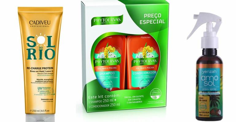 Produtos para manter o cuidado com os cabelos no verão