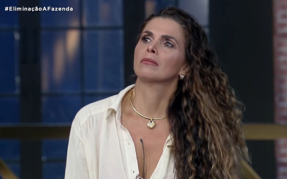 Barraco, confusão e choro! Luiza Ambiel abandona programa do Faro e tem bate-boca com apresentadores