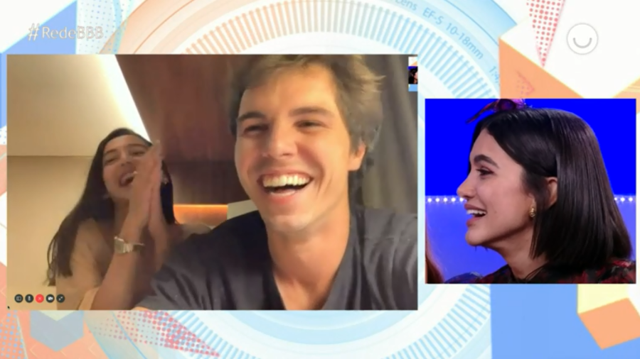 BBB20: Ao ver namorado, Manu chora e grita: “Me desculpa, Igor, acabei com sua vida”