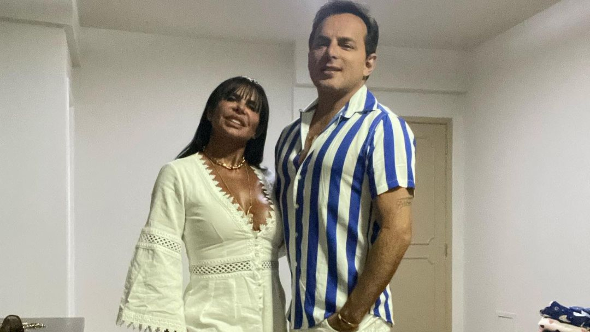 Gretchen e marido retocam cirurgia plástica: “Logo verão os resultados”