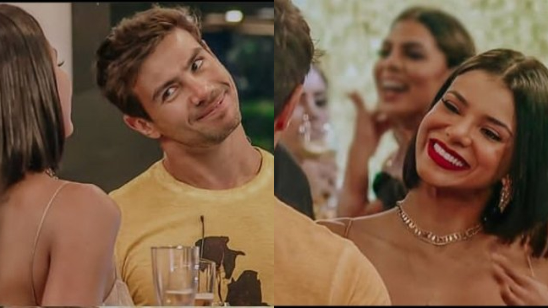 A Fazenda 12: Mariano e Jake Oliveira surgem em clima de romance e peões brincam: “Não é um casal lindo?”