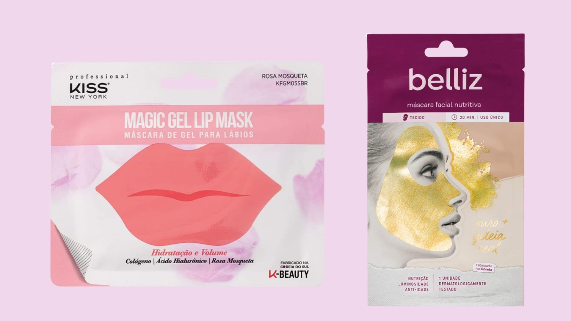 Máscaras faciais, para os olhos e lábios: 5 opções divertidas para incluir no skincare