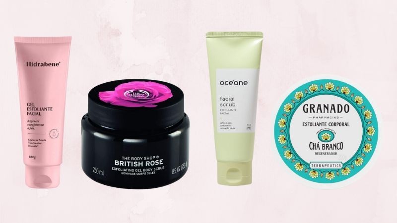 Esfoliantes: 6 opções para incluir na sua rotina de cuidados com a pele