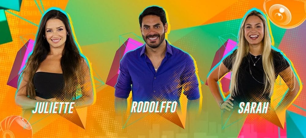 BBB21: Reviravolta? Enquete indica provável eliminado entre Juliette, Sarah e Rodolffo