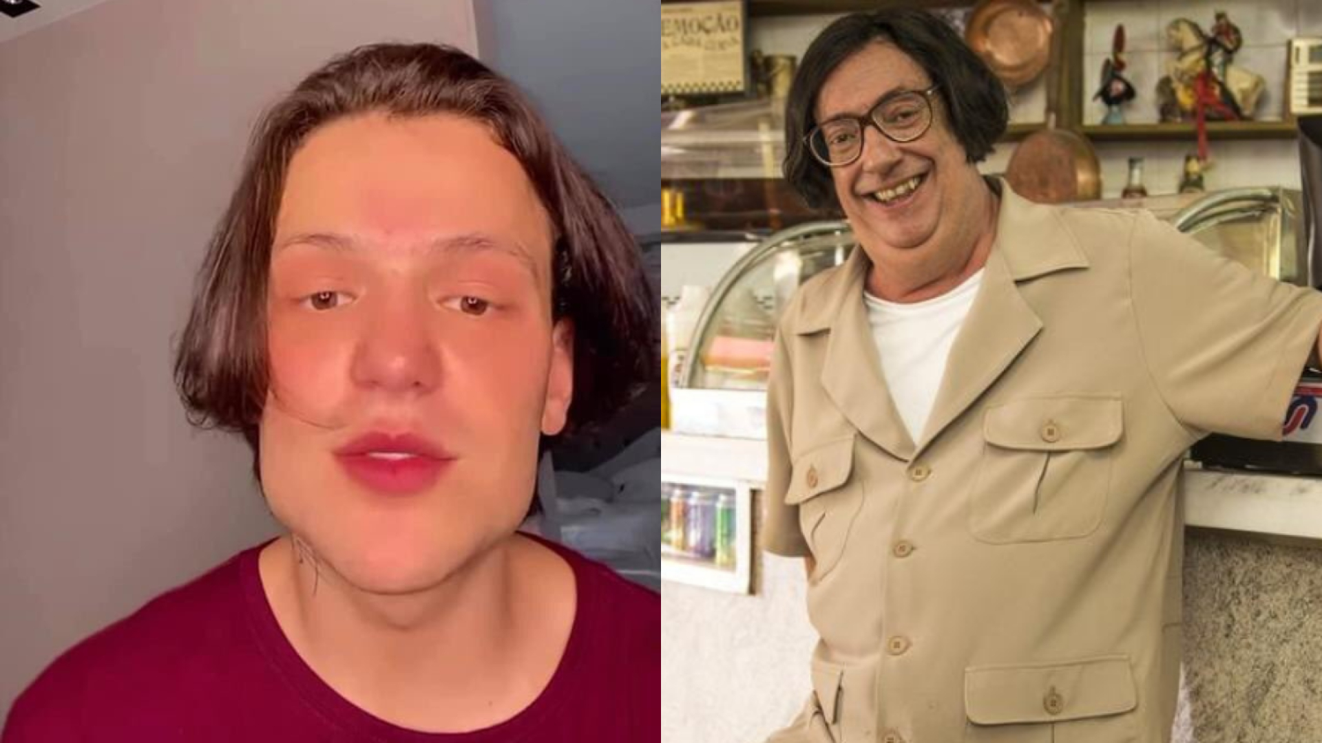 Saulo Poncio reconhece que ficou a cara de ‘Beiçola’ e explica mudança no visual