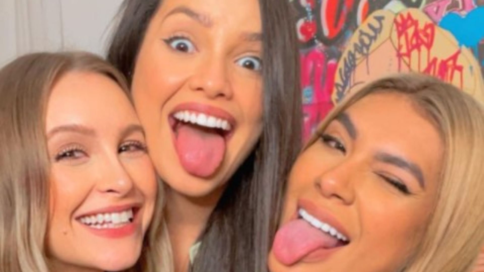 REENCONTRO POCARLIETTE! Carla Diaz, Juliette e Pocah se encontram após o ‘BBB21’