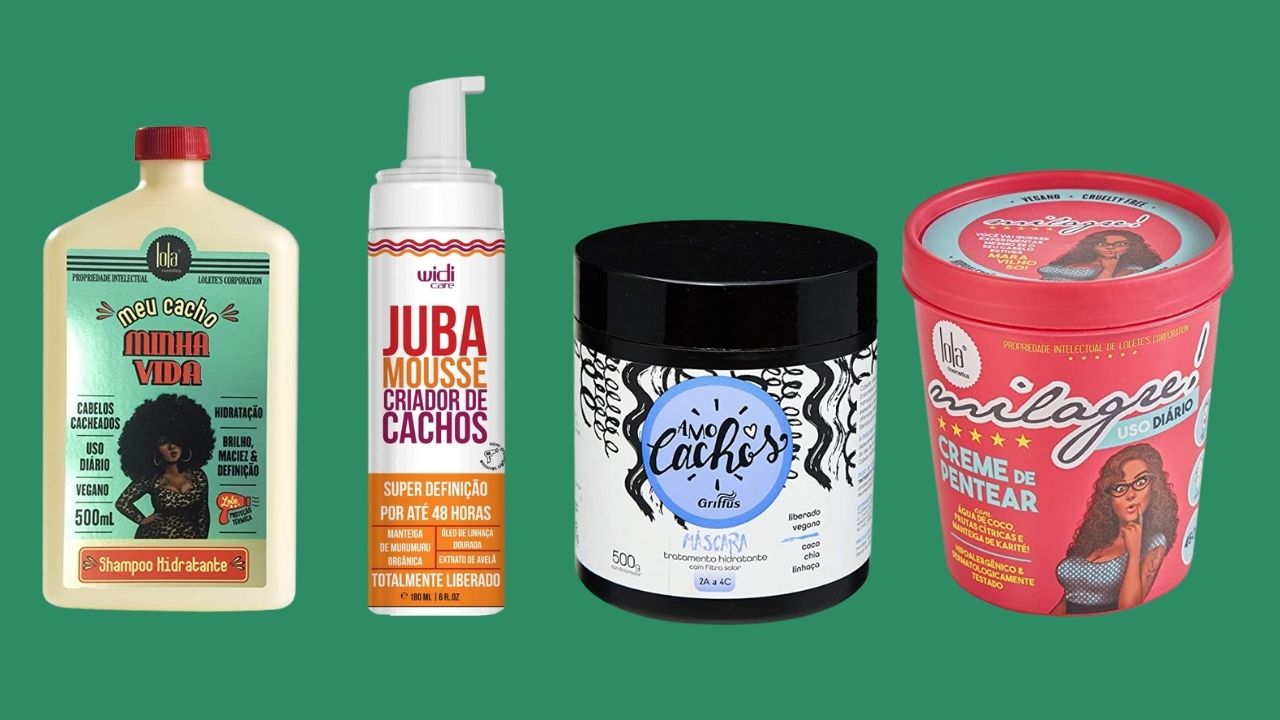 Máscara, shampoo e mais: 5 produtos essenciais para os fios cacheados e crespos